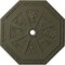 Ekena Millwork Spring Octagonal Ceiling Medallion (Canopies up to 3"), 29 1/8"OD x 2 1/4"ID x 1 1/8"P, Witch Hazel CM30SPWHF - alternate 1